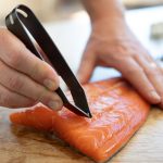Fish bone tweezers salmon